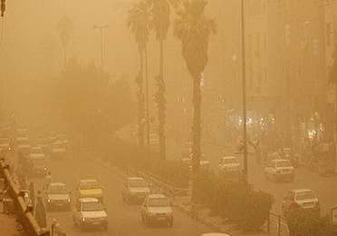 گرد غبار بیش از ۵ برابر حد مجاز در خوزستان