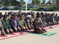 گزارش تصویری نماز وحدت نیروهای نظامی و انتظامی اندیمشک