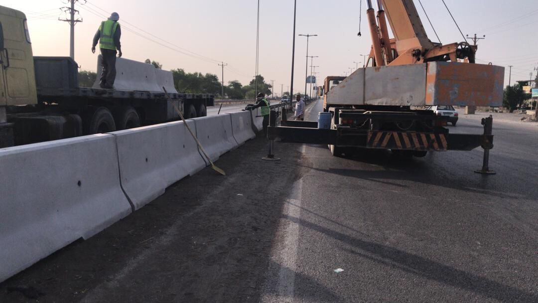 ایمن سازی جاده کمربندی شرق اندیمشک آغاز شد