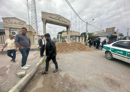 عوامل مسدودسازی ورودی اداره برق اندیمشک دستگیر شدند